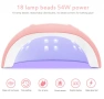 Професионална 54W UV LED лампа за нокти с таймер SUN X4., снимка 2