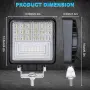 Antom 4бр.126W 12/24V LED работни светлини за off road,камиони багери и др., снимка 6