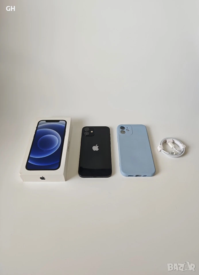 iPhone 12 256 GB Black | 100% Батерия| Перфектен технически, снимка 1