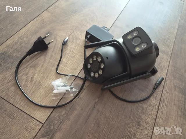 Безжична Wi-Fi смарт камера за видеонаблюдение – FHD 1080p, 360°, снимка 3 - Други - 55433804