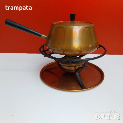 НАЙ ДОБРАТА ОФЕРТА Старо Швейцарско Медно фондю et bon appetit