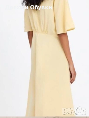 Жълта лятна рокля Zara , снимка 8 - Рокли - 54539109