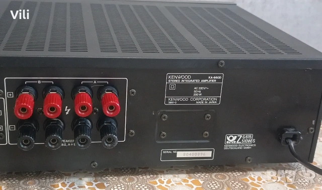 Kenwood KA-660D, снимка 6 - Ресийвъри, усилватели, смесителни пултове - 55224281