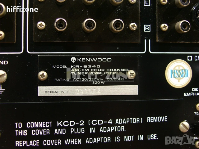 Ресивър   Kenwood kr-6340 , снимка 9 - Ресийвъри, усилватели, смесителни пултове - 54711763