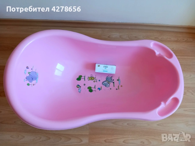 Детска вана в розов цвят , снимка 3 - За банята - 54574839