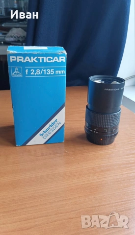 Продавам обектив Praktikar F 2.8/135 mm