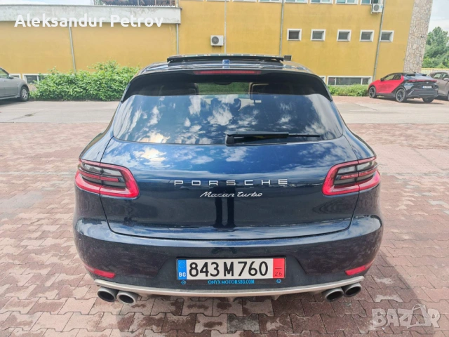 Porsche Macan Turbo 2015 Burmester, Beige interior, снимка 6 - Автомобили и джипове - 54759069