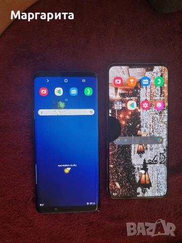 Продавам два телефона Samsung с пукнатина по екрана.