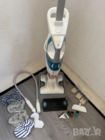 Прахосмукачка С Пара Rowenta Clean & Steam Multi RY8544WH Парочистачка 3 в 1 Вертикална, снимка 4 - Прахосмукачки - 55425115