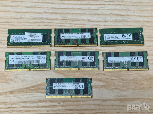 💻 RAM памет за лаптоп 16GB DDR4 SO-DIMM 3200Mhz 2666Mhz