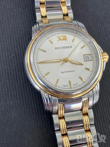 Bucherer Archimedes Automatic 2824 507 gold and steel