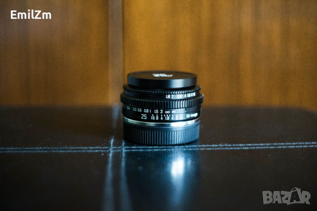Ръчнофокусен Обектив за Sony E-Mount SG Image 25mm f/1.8 за APS-C, снимка 6 - Обективи и филтри - 54364998