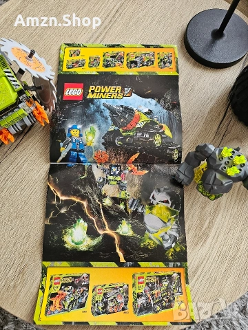 LEGO 8963 Power Miners Rock Wrecker - много добро състояние. , снимка 4 - Конструктори - 54657284