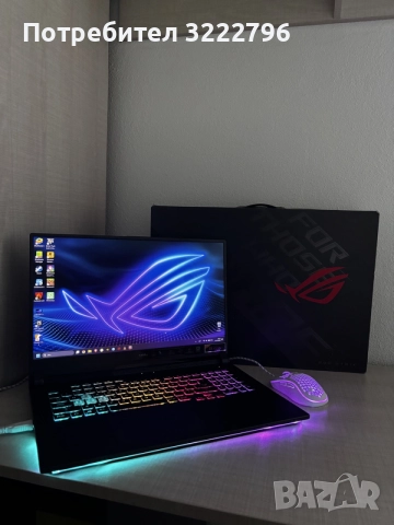Asus rog G17E като чисто нов, снимка 2 - Лаптопи за игри - 55494006