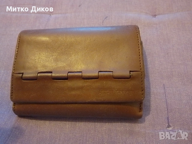 Gino Ferrari Марков портфейл естествена кожа 125х 95 мм