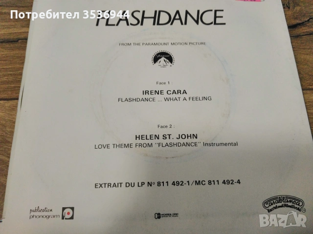 Irene Cara - Flashdance ... What a Feeling, снимка 2 - Грамофонни плочи - 54596046