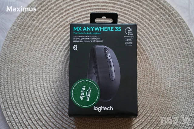 Logitech MX Anywhere 3S – Bluetooth, MagSpeed - ТОП!, снимка 2 - Клавиатури и мишки - 55315978