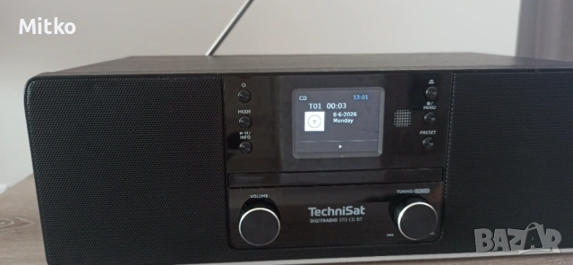Радио TechniSat 370 CD BT, DAB +, FM, снимка 5 - Радиокасетофони, транзистори - 54732095