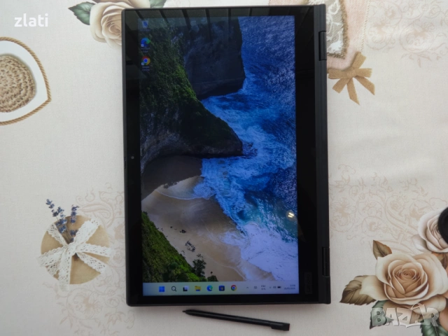 Таблет и Лаптоп 2в1 Lenovo ThinkPad X1 Yoga i7-8650U/RAM 16GB/NVMe SSD 256GB /4G LTE-A Nano-SIM, снимка 14 - Лаптопи за работа - 54691782