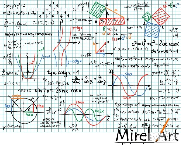 Фототапет за училища Геометрия , снимка 2 - Декорация за дома - 54105344