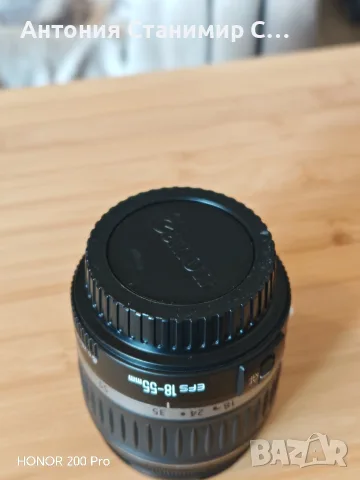Canon ef-s 18-55mm обектив, снимка 3 - Обективи и филтри - 55412214