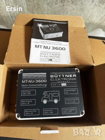 Büttner Elektronik MT NU 3600 външно мрежово превключване 