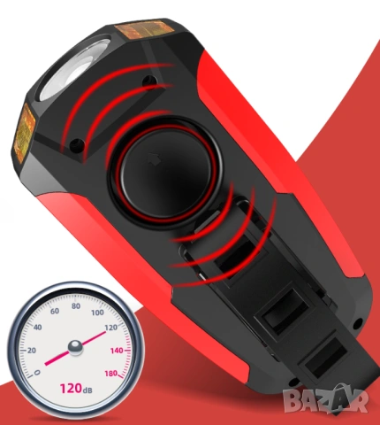 Фар за колело с километраж, фар за велосипед, презареждаем, компютър, сирена, клаксон, батерия, снимка 6 - Аксесоари за велосипеди - 54230411