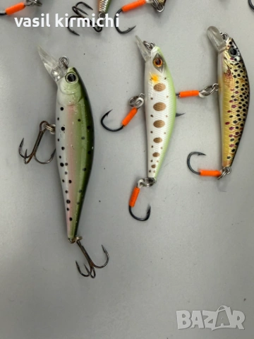 Воблери за пъстърва, снимка 7 - Стръв и захранки - 54328194