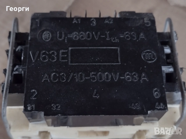 Контактор 63 А, снимка 4 - Други машини и части - 54637615