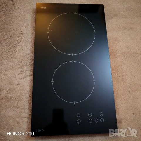 Керамичен плот за вграждане 30 см, котлон. 