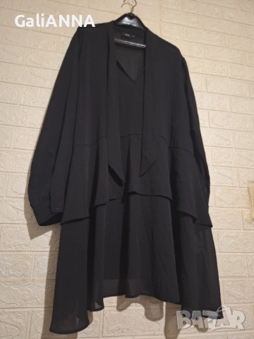 СТРАХОТНА ТУНИКА ЕФЕКТЕН МОДЕЛ ZIZI 4XL-5XL, снимка 3 - Туники - 54393076