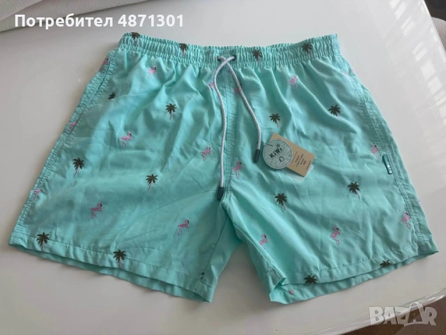 Луксозен чисто нов мъжки бански костюм KIWI SAINT TROPEZ размер XXL, снимка 2 - Бански - 55097289