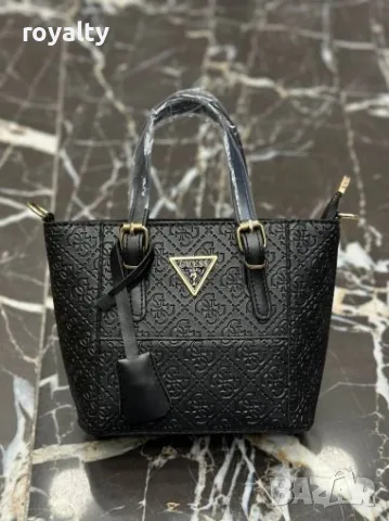 Guess Нова Дамска Кожена Чанта Различни Цветове и Модели Гес, снимка 12 - Чанти - 55340635