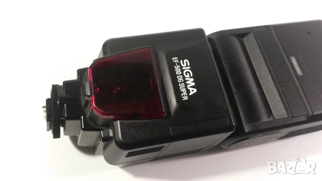 Светкавица Sigma EF-500 DG SUPER за части или ремонт, снимка 9 - Светкавици, студийно осветление - 54624149