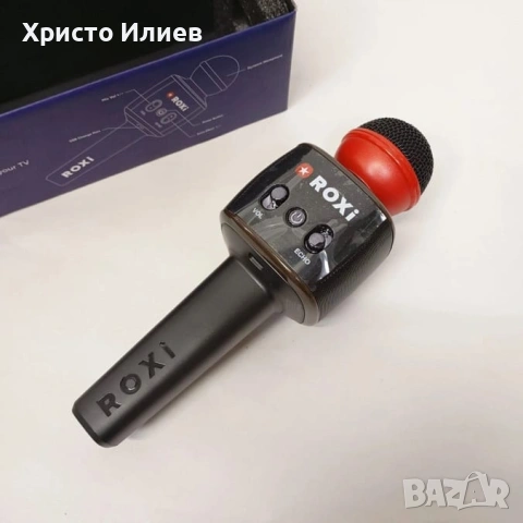 Безжичен караоке микрофон Roxi с вграден високоговорител, снимка 2 - Други - 54736216