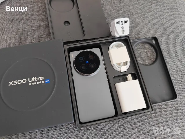 Чисто нов смартфон Vivo X300 Ultra 16/512GB Black,всичко от снимките е налично