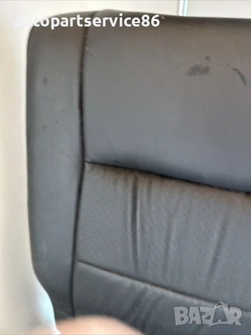 Задна седалка черна кожа за Mitsubishi Shogun 3.2 Di-D (2006), снимка 2 - Части - 54750966