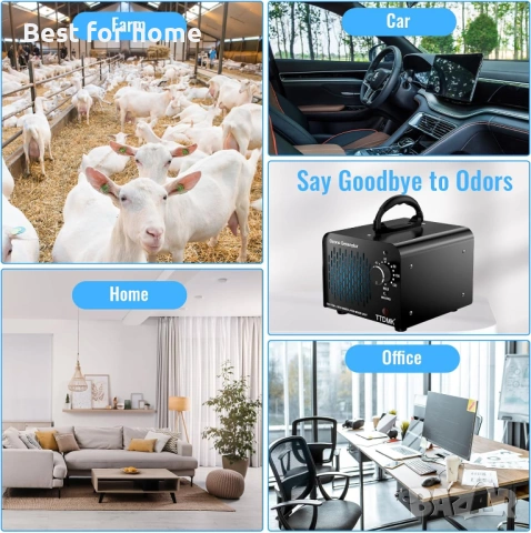 Озонов генератор 168 000 мг/ч, Търговска озонова машина за премахване на миризми, снимка 5 - Ароматизатори - 53949644