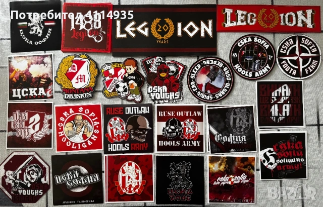 Стикери ЦСКА , снимка 5 - Колекции - 54283104