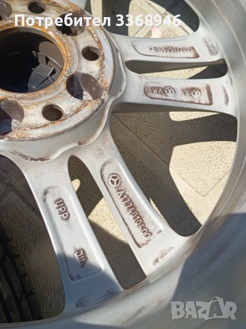 Оригинални джанти Мерцедес 17" 5х112 Mercedes 5x112 с гуми 205/55/17 дот1525 нови комплект , снимка 11 - Гуми и джанти - 55038630