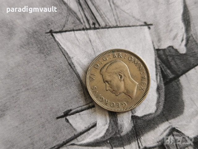 Монета - Великобритания - 1 шилинг | 1948г., снимка 2 - Нумизматика и бонистика - 54237361