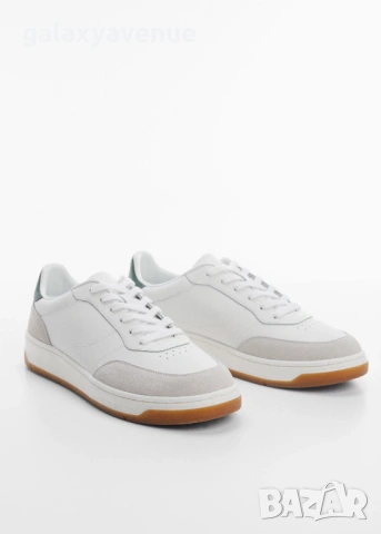 Mango Комбинирани мъжки кожени маратонки