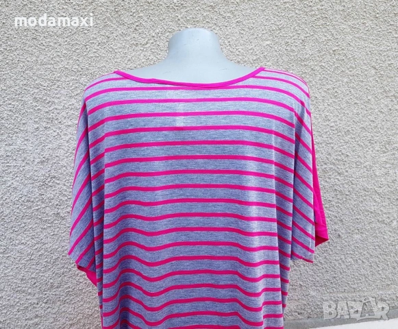 4XL  Нова туника Avenue в розово , снимка 6 - Туники - 55054300
