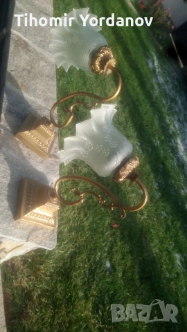 Нощни лампи (месингови)., снимка 12 - Настолни лампи - 54059746