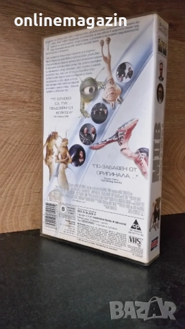 Видеокасета " МЪЖЕ В  ЧЕРНО 2 " 2002 бг субтитри VHS , снимка 2 - Други жанрове - 54732146