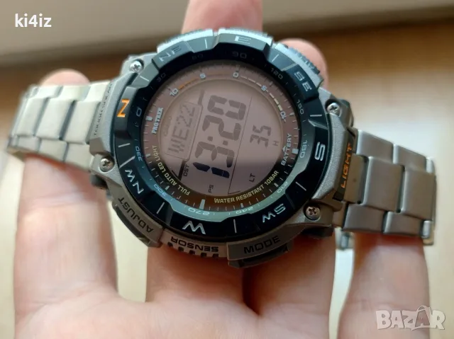 CASIO Pro Trek Solar Titanium PRG-340T-7ER, снимка 10 - Мъжки - 55376439