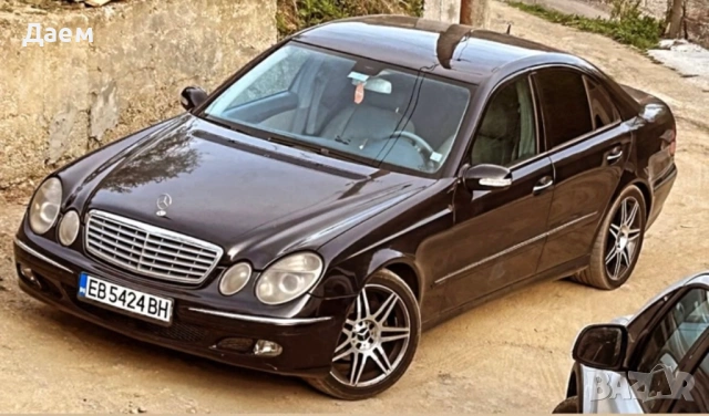 Mercedes w211 E270 CDI Ръчка, снимка 6 - Автомобили и джипове - 54623568