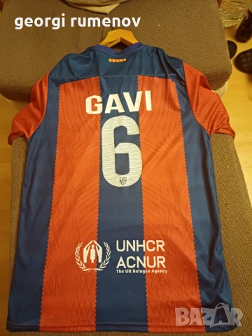 Тениска на Барселона Гави , снимка 4 - Тениски - 54231476