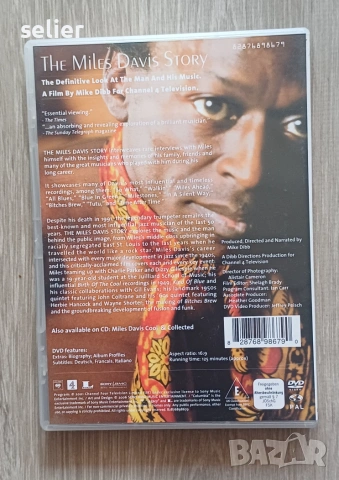 Miles Davis ‎– The Miles Davis Story Оригинално DVD Издание 🇪🇺 EUROPE 2006г Състояние на диска:NEA, снимка 2 - DVD дискове - 55011660