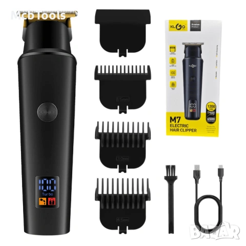Професионална машинка за подстригване и бръснене безжична USB Hair Clipper